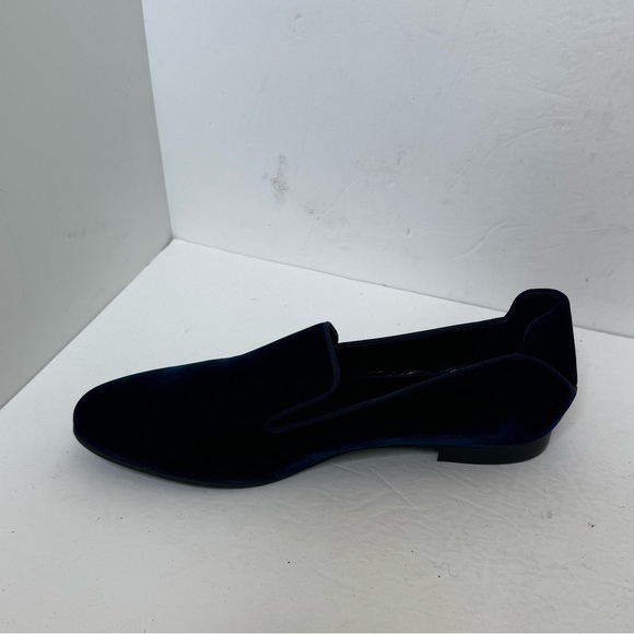 M. Gemi Petalo loafer Navy Velvet size 39.5 - Picture 6 of 11